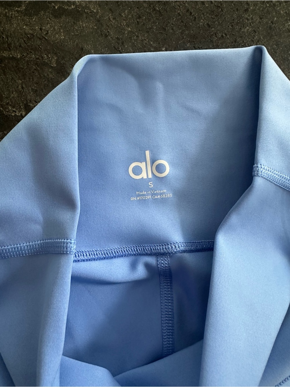 ALO Yoga High-Waist Bright Blue Leggings - Picture 2 of 3